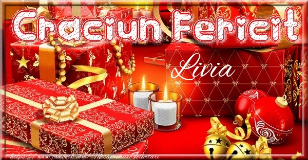  Felicitari de Craciun - Globuri & Lumanari | Craciun Fericit Livia