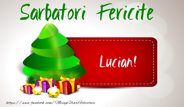  Felicitari de Craciun - Brazi | Sarbatori fericite Lucian!