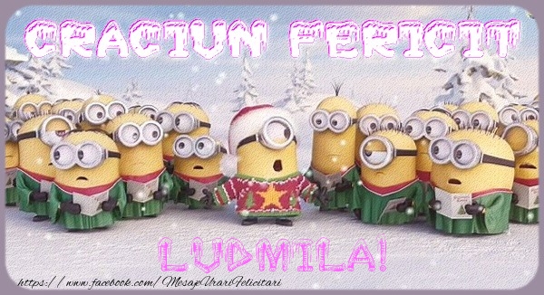 Felicitari de Craciun - Craciun Fericit Ludmila