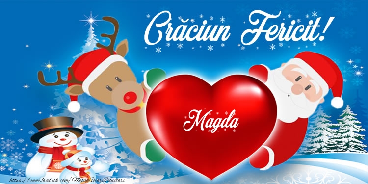  Felicitari de Craciun - Mos Craciun & Reni | Craciun Fericit! Magda