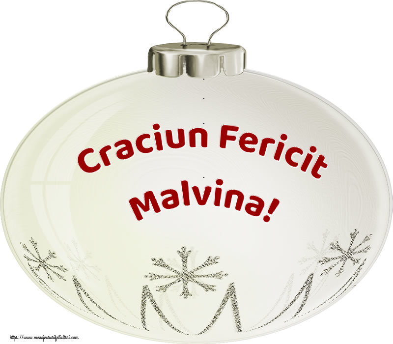  Felicitari de Craciun - Globuri | Craciun Fericit Malvina!