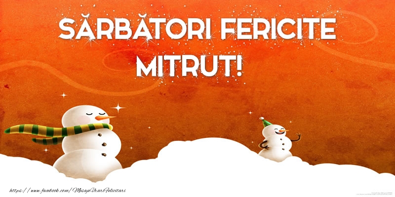  Felicitari de Craciun - ⛄ Om De Zapada | Sărbători Fericite Mitrut!