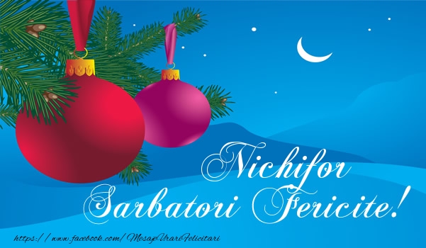  Felicitari de Craciun - Globuri | Nichifor Sarbatori fericite!