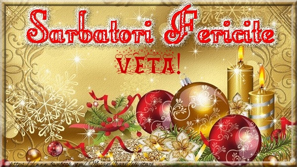Felicitari de Craciun - Globuri | Sarbatori fericite Veta!