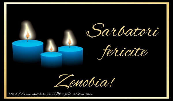 Felicitari de Craciun - Sarbatori fericite Zenobia!