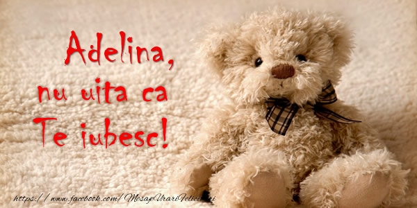 Dragoste Adelina nu uita ca Te iubesc!