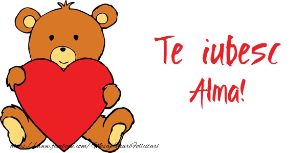  Felicitari de dragoste - Ursuleti | Te iubesc Alma!