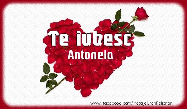 Felicitari de dragoste - Te iubesc Antonela