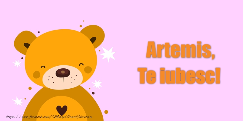 Felicitari de dragoste - Ursuleti | Artemis Te iubesc!
