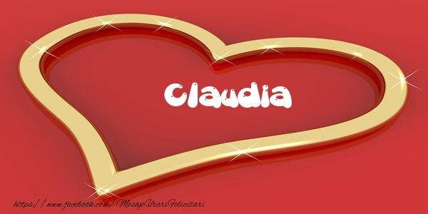  Felicitari de dragoste - ❤️❤️❤️ Inimioare | Claudia Iti dau inima mea
