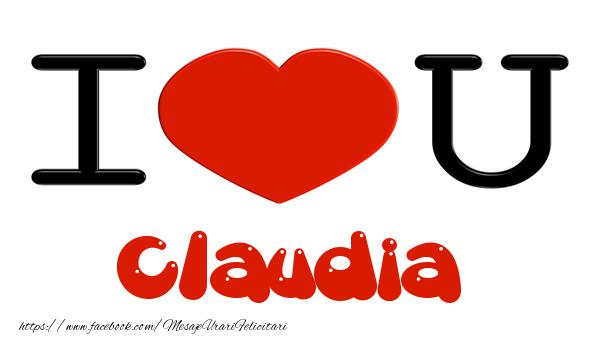 Dragoste I love you Claudia