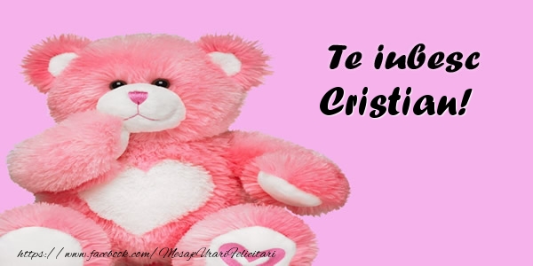  Felicitari de dragoste - Ursuleti | Te iubesc Cristian!