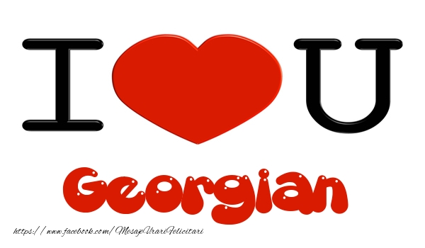  Felicitari de dragoste -  I love you Georgian