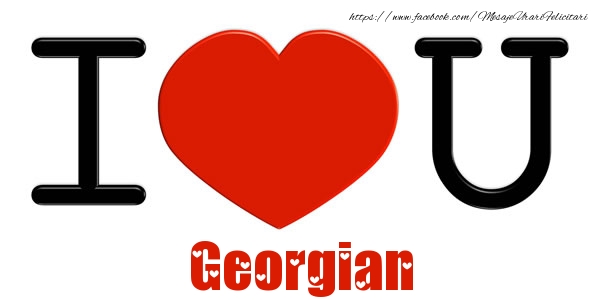  Felicitari de dragoste -  I Love You Georgian