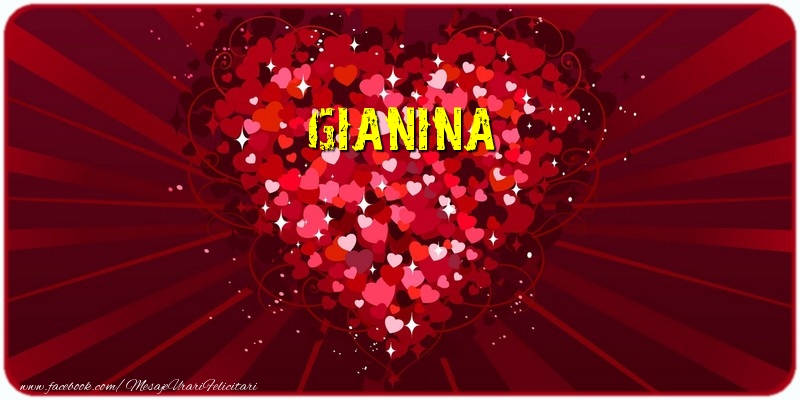 Felicitari de dragoste - ❤️❤️❤️ Inimioare | Gianina