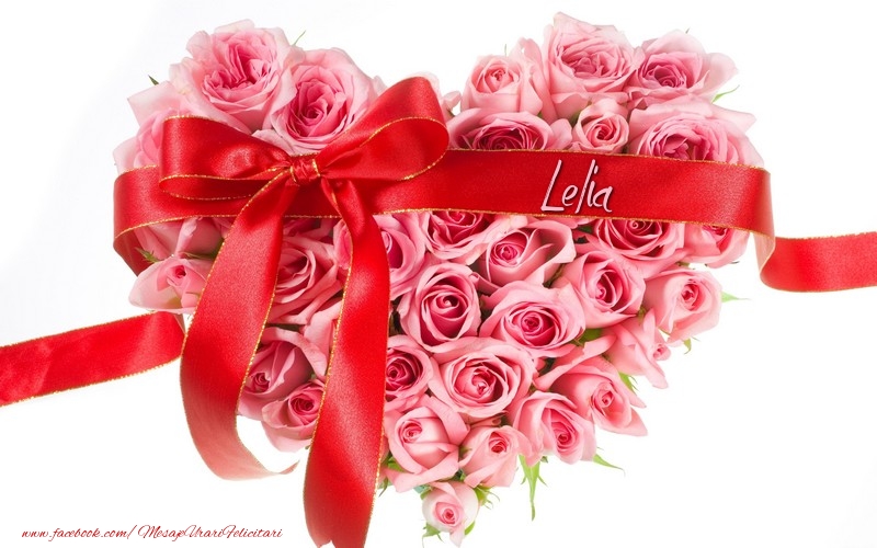 Felicitari de dragoste - Flori pentru Lelia