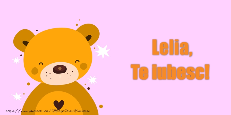 Felicitari de dragoste - Ursuleti | Lelia Te iubesc!