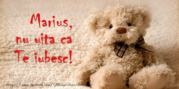 Dragoste Marius nu uita ca Te iubesc!