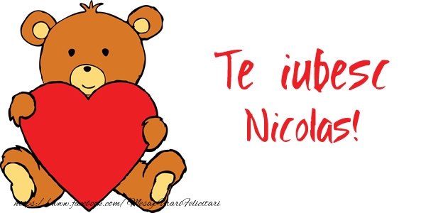  Felicitari de dragoste - Ursuleti | Te iubesc Nicolas!