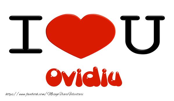  Felicitari de dragoste -  I love you Ovidiu