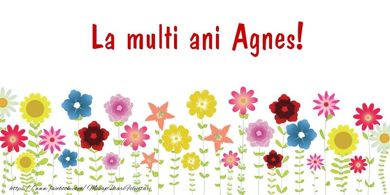 Felicitari de la multi ani - La multi ani Agnes!