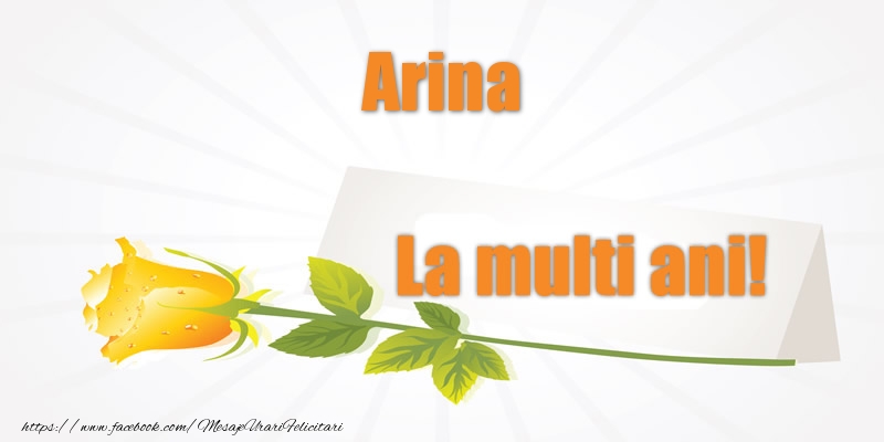  Felicitari de la multi ani - Flori | Pentru Arina La multi ani!