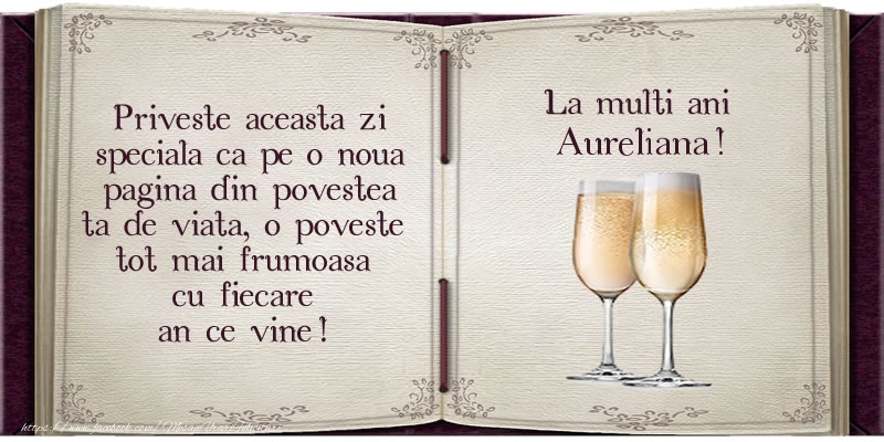  Felicitari de la multi ani - Sampanie | La multi ani Aureliana!