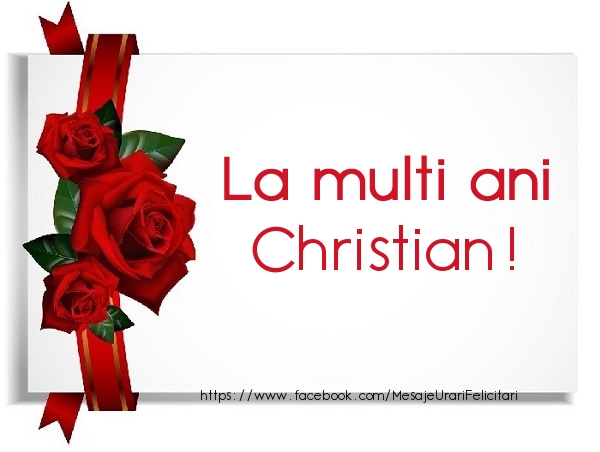  Felicitari de la multi ani - Trandafiri | La multi ani Christian