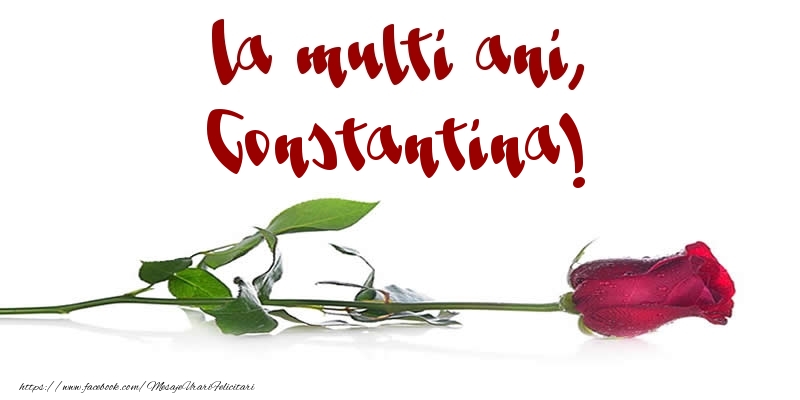  Felicitari de la multi ani - Flori & Trandafiri | La multi ani, Constantina!