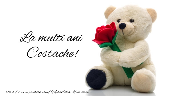  Felicitari de la multi ani - Trandafiri & Ursuleti | La multi ani Costache!