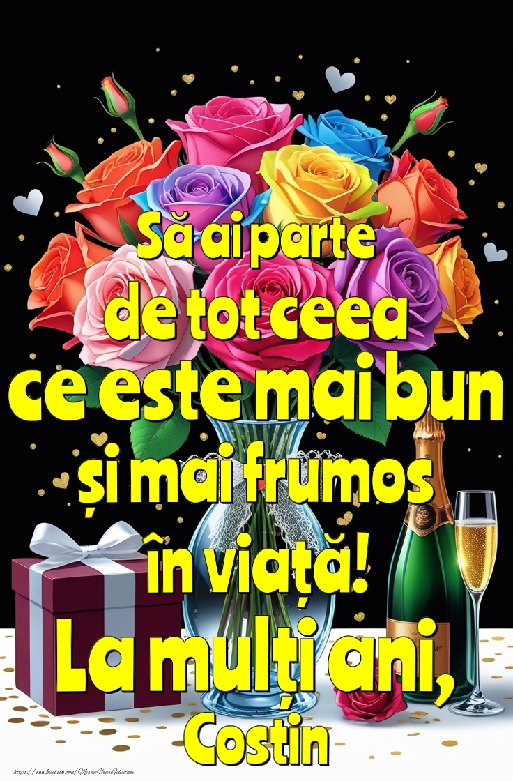 Felicitari de la multi ani - Felicitare personalizata cu nume de ziua ta