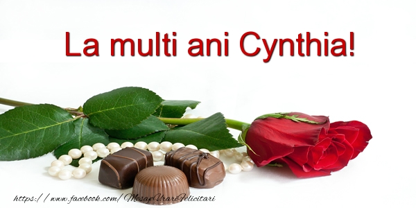 Felicitari de la multi ani - Flori | La multi ani Cynthia!