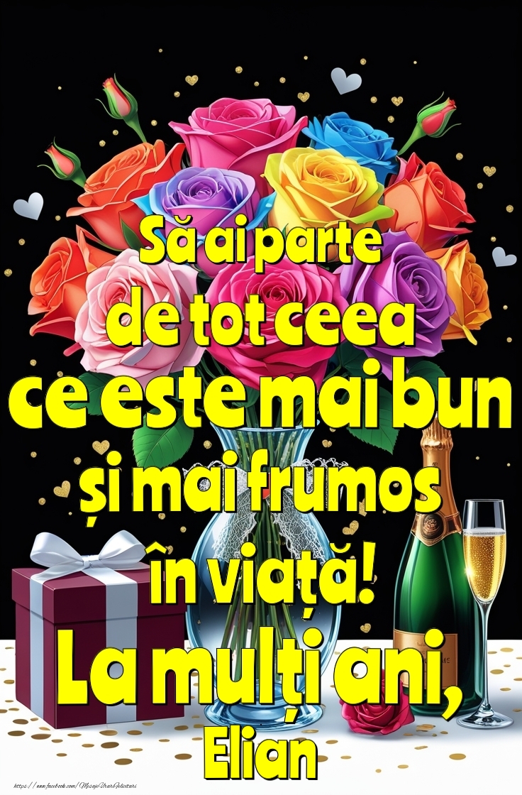 Felicitari de la multi ani - Felicitare personalizata cu nume de ziua ta