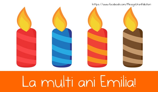  Felicitari de la multi ani - Lumanari | La multi ani Emilia!