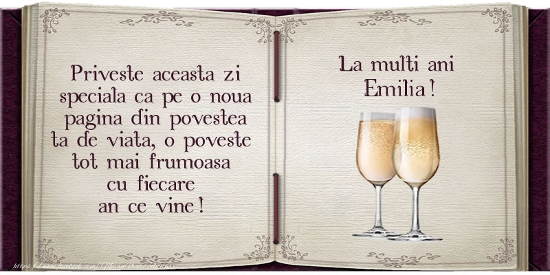 La multi ani La multi ani Emilia!