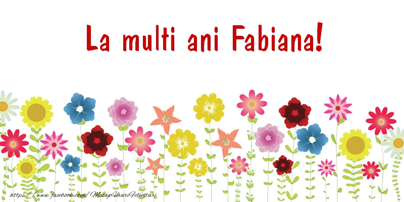 Felicitari de la multi ani - Confetti | La multi ani Fabiana!