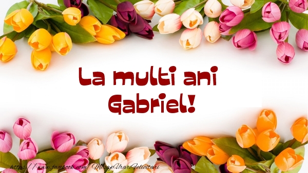  Felicitari de la multi ani - Flori | La multi ani Gabriel!