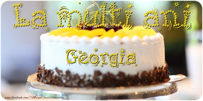 Felicitari de la multi ani - Tort | La multi ani, Georgia!