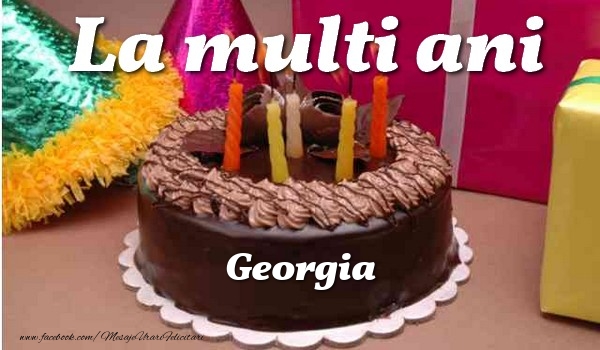 Felicitari de la multi ani - Tort | La multi ani, Georgia
