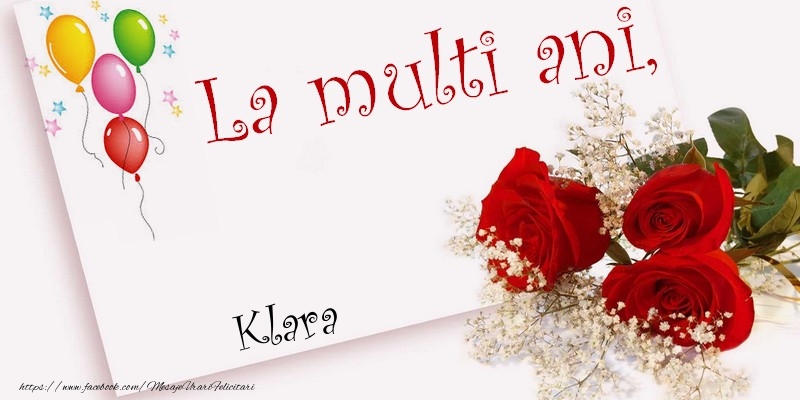  Felicitari de la multi ani - Flori | La multi ani, Klara