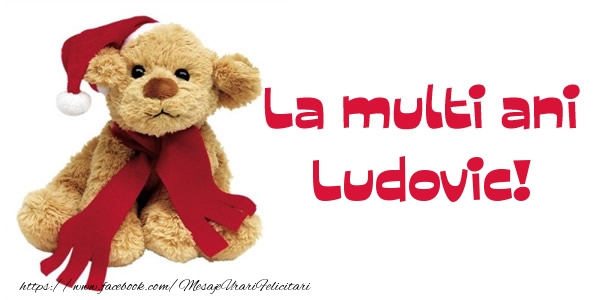 Felicitari de la multi ani - Ursuleti | La multi ani Ludovic!