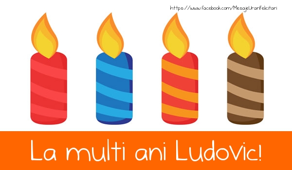 Felicitari de la multi ani - Lumanari | La multi ani Ludovic!