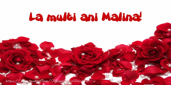 Felicitari de la multi ani - Flori & Trandafiri | La multi ani Malina!