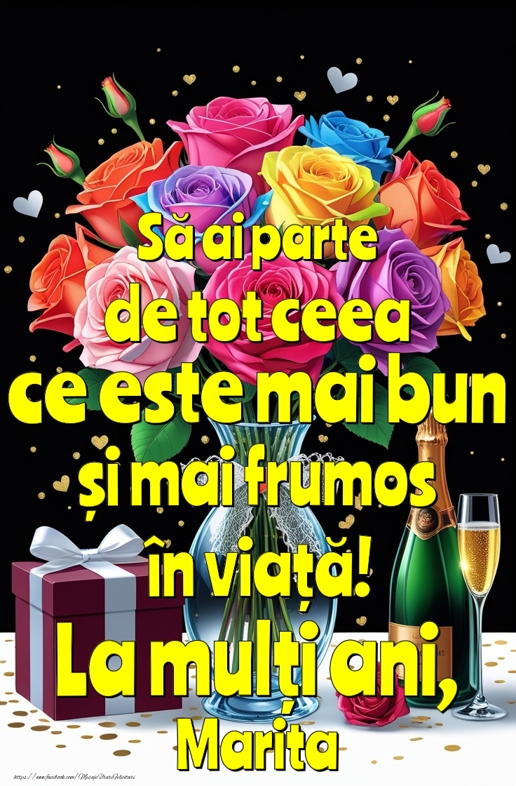 Felicitari de la multi ani - Felicitare personalizata cu nume de ziua ta