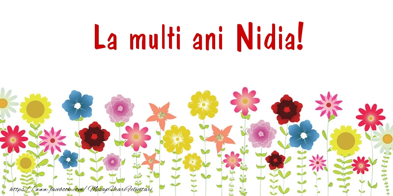 Felicitari de la multi ani - Confetti | La multi ani Nidia!