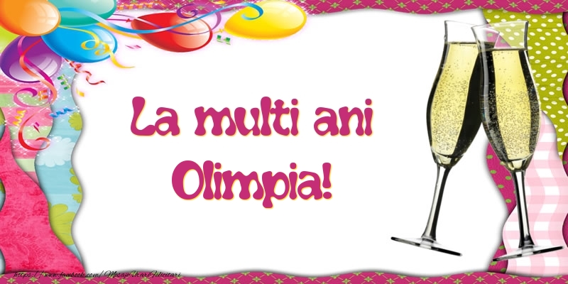  Felicitari de la multi ani - Baloane & Sampanie | La multi ani, Olimpia!
