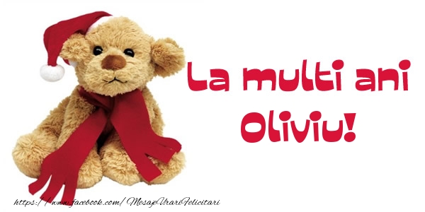 Felicitari de la multi ani - Ursuleti | La multi ani Oliviu!