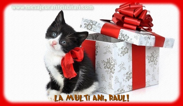 Felicitari de la multi ani - Cadou | La multi ani, Raul!