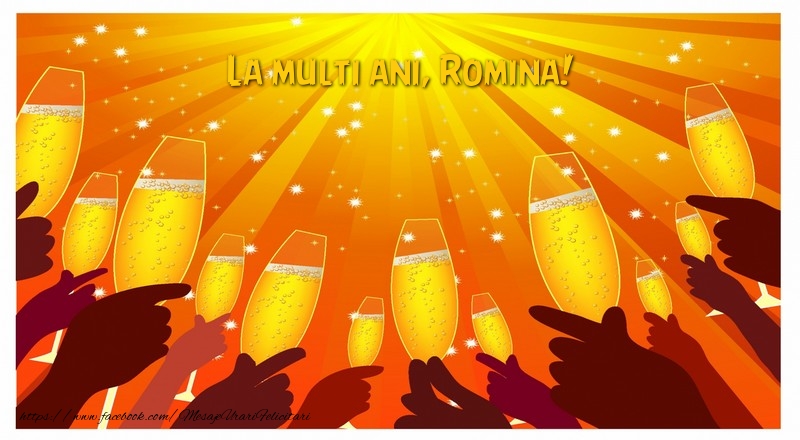  Felicitari de la multi ani - Sampanie | La multi ani, Romina!