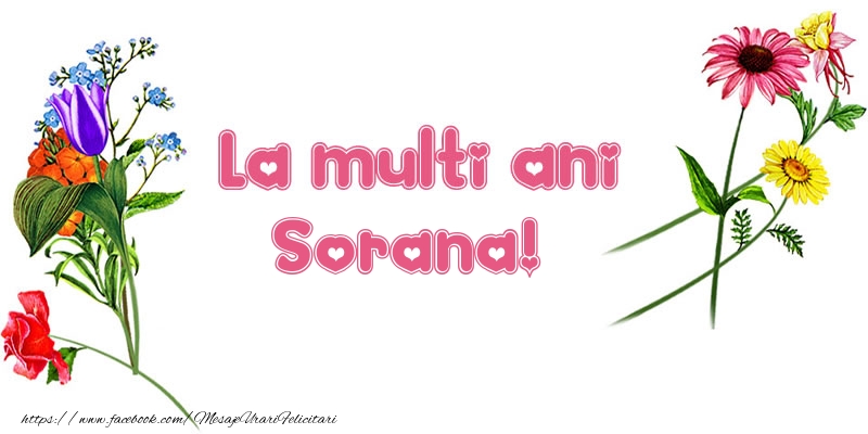  Felicitari de la multi ani - Flori | La multi ani Sorana!